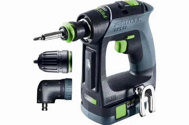 Festool CXS 12 Kompakt Akku-Bohrschrauber 10,8V mit 2x 2,5Ah Akkus und Systainer Koffer