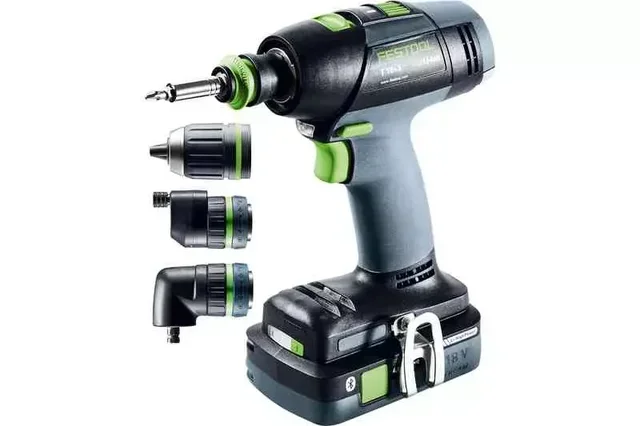 Perceuse-visseuse FESTOOL T 18+3 HPC 4.0 I-Set 18V avec 2 batteries et Systainer