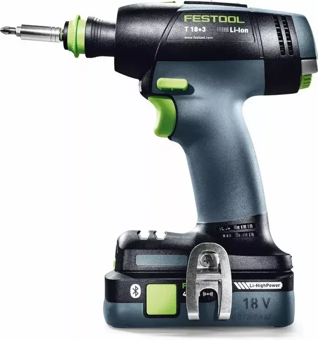 Perceuse-visseuse FESTOOL T 18+3 HPC 4.0 I-Set 18V avec 2 batteries et Systainer