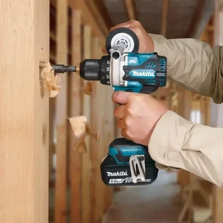 Perceuse-visseuse Makita 18V 5Ah brushless coffret MAKPAC DDF492RTJ