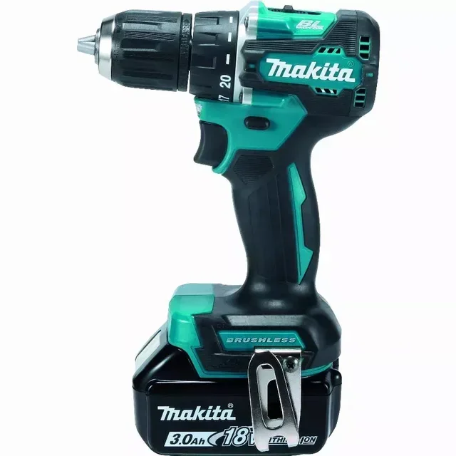 Perceuse-visseuse MAKITA 18V 40Nm brushless 2 batteries 3Ah coffret MAKPAC