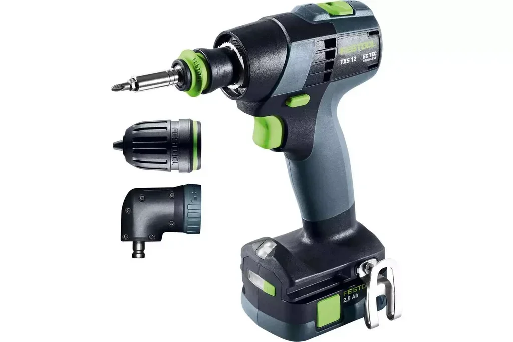 FESTOOL TXS 12 2.5-Set Cordless Drill Driver 12V 2 Batteries + Systainer 576874