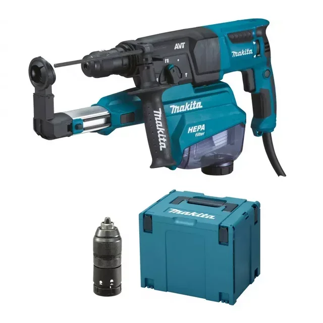 Perforateur burineur MAKITA HR2653TJ14 800W 26mm SDS-Plus coffret MakPac
