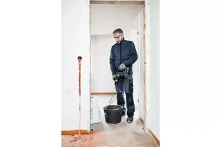 Perforateur-burineur sans fil FESTOOL KHC 18 5,0 EBI-Plus avec 2 batteries 18V 5.0Ah, chargeur rapide TCL 6, mandrins SDS-Plus et serrage rapide, poignée anti-vibration, butée de profondeur, Systainer³ SYS3 L 187 - Réf. 577448