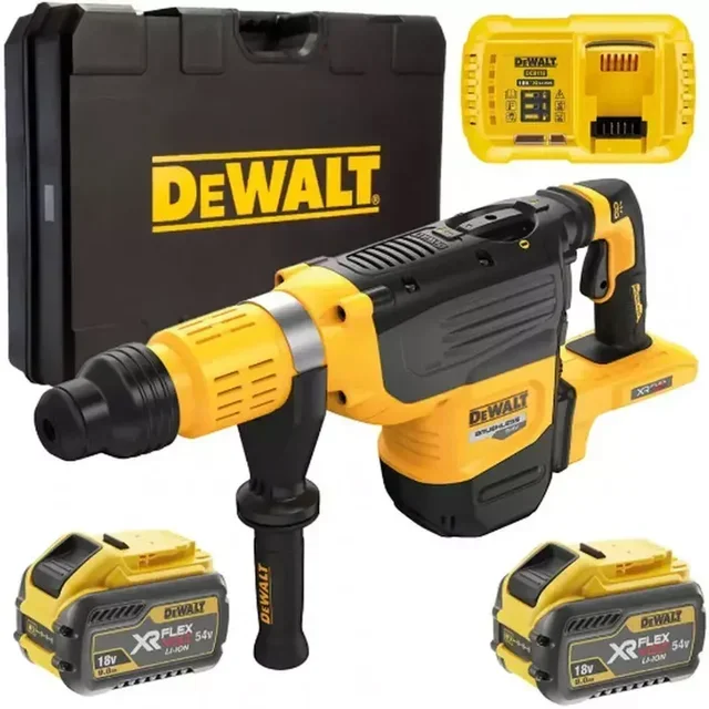 Martillo perforador SDS-Max DEWALT DCH775X2-QW 54V 19,4J 52 mm con 2 baterías 3Ah