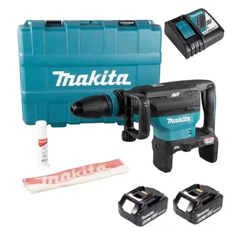 Tassellatore SDS-Max MAKITA DHR400G2UN 40mm 18V XGT con 2 Batterie 6.0Ah