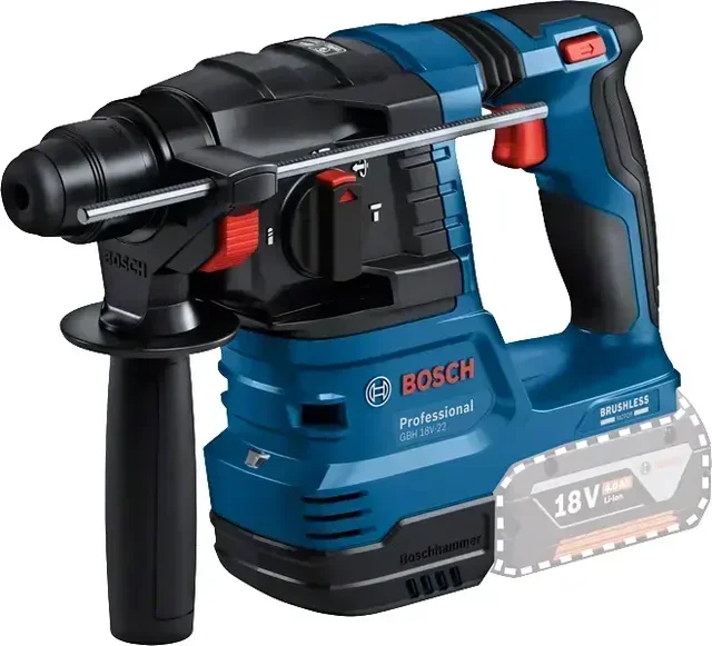 Bosch GBH 18V-22 SDS-Plus Rotary Hammer Drill 18V Bare Tool L-Boxx Case