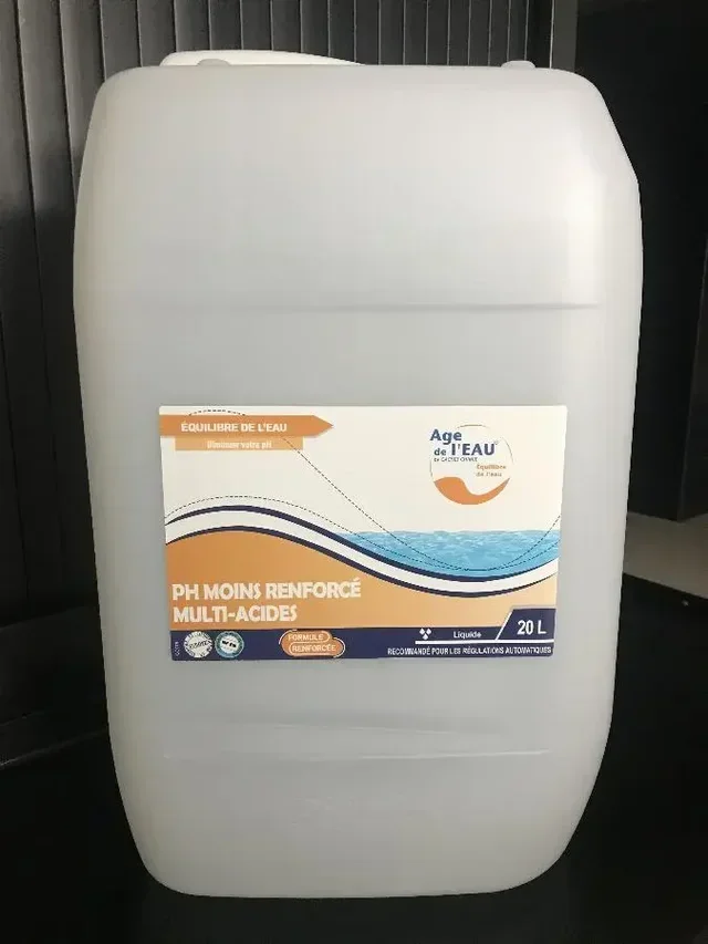 pH-15% Multi-Acide Renforcé Gaches Chimie 20L - Régulateur pH Piscine