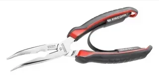 Pinze semitonde lunghe piegate 40° 195A.20CPE FACOM 200mm becchi fini zigrinati