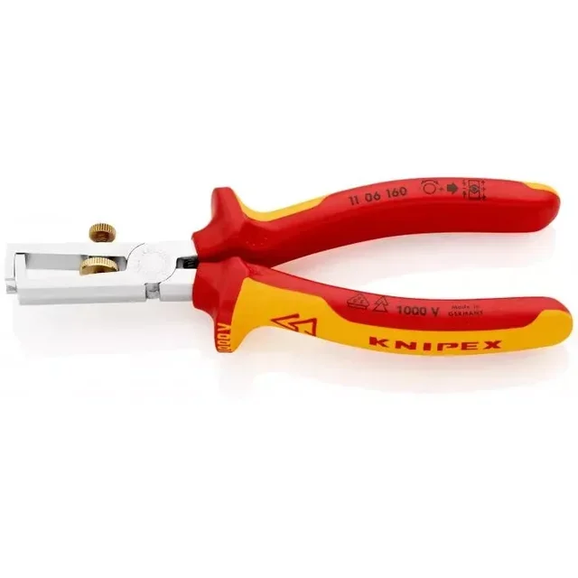Pinza spelafili universale KNIPEX 11 06 160 isolata 1000V 160mm attrezzo elettricista