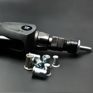 Pinza a leva professionale per dadi rivettati SCELL-IT E4 M6-M12