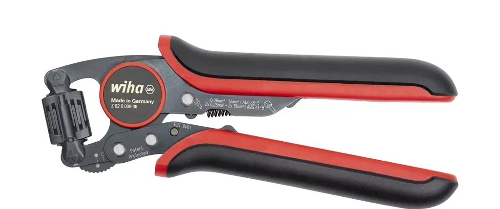 Pinza Crimpatrice Automatica WIHA 45223 - Testa Rotante 360° per Capicorda 0,08-16mm²