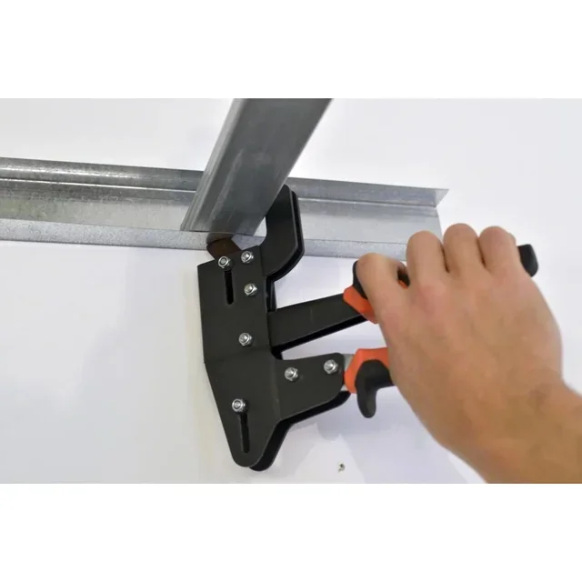 Pinza crimpatrice EDMA ULTRA PROFIL per guide e montanti - Crimpatura con una mano