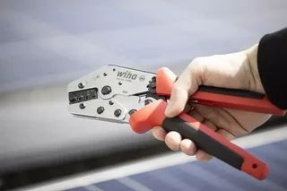 Pince à sertir MC4 WIHA 45796 - Outil sertissage photovoltaïque 2,5-6 mm²