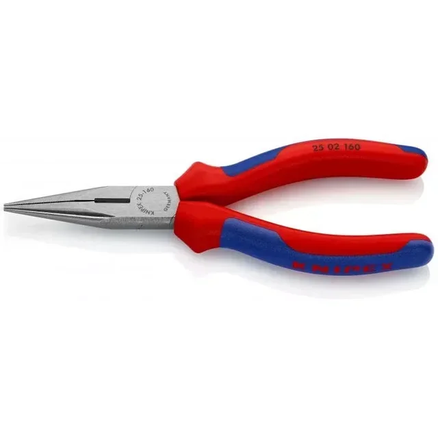 Pinze semitonde KNIPEX 160 mm con tagliente - 25 02 160