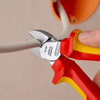 Tronchese diagonale KNIPEX 160 mm isolamento 1000V elettricista professionale