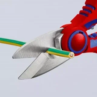 Pinza tronchese diagonale KNIPEX 95 05 10 SB 10 mm elettricista tagliafili con crimpatura