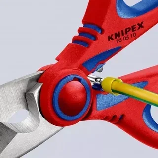 Pinza tronchese diagonale KNIPEX 95 05 10 SB 10 mm elettricista tagliafili con crimpatura