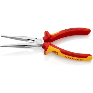 Pinza mezzotonda KNIPEX 200 mm becco di cicogna isolamento 1000V 26 16 200
