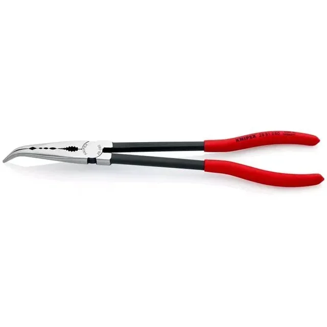 Pinza a profilo piegato KNIPEX 280 mm per tubi e meccanica automobilistica