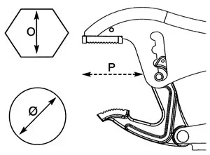 DOLEX 130mm Extra-Long Locking Pliers BXL276 - Parallel Jaws 6 Positions