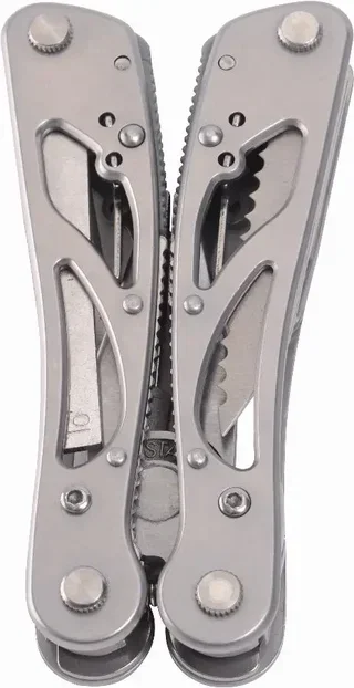 SAM OUTILLAGE 374 Multi-Tool Pliers - 11 Tools in 1 - Stainless Steel Multifunctional Pocket Tool