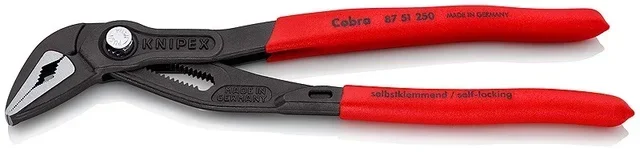 KNIPEX Cobra 8751250 Water Pump Pliers Long Nose 250 mm