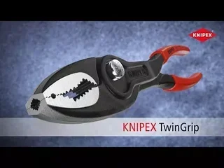 Alicate multipropósito frontal Knipex TwinGrip 82 01 200 – Agarre universal 4-22 mm