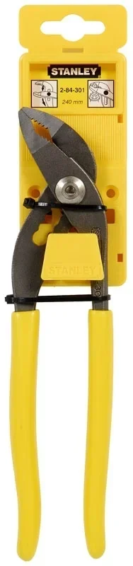 STANLEY 240mm Combination Pliers Yellow PVC Handle - 2-84-301
