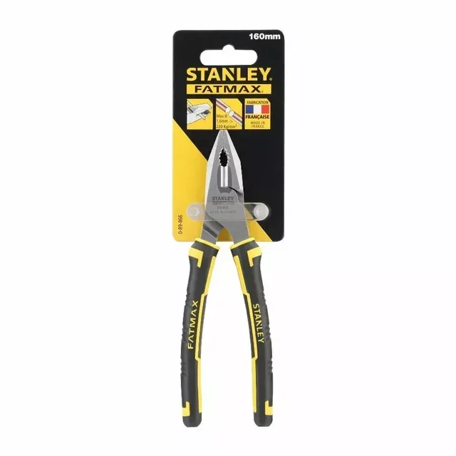 Stanley FATMAX Universal Pliers 160mm Chrome Vanadium Steel Dual-Material Handle