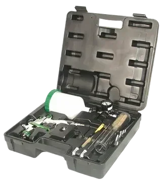 Pistola a spruzzo LACME XPBP bassa pressione ugello 0.6 mm serbatoio superiore