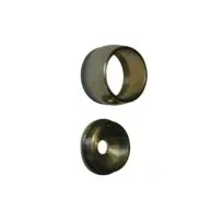 Piton d'embrasure laiton nickelé diamètre 25mm fixation penderie