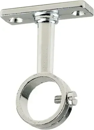 Piton penderie aluminium chromé Ø20mm L.50mm - WERNER INDUSTRIE