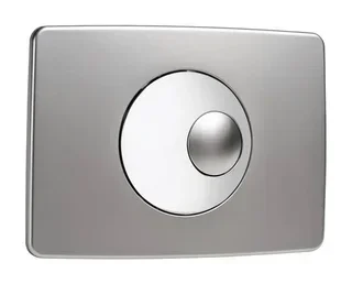 Placa pulsador doble descarga NICOLL cromado terciopelo 0709189