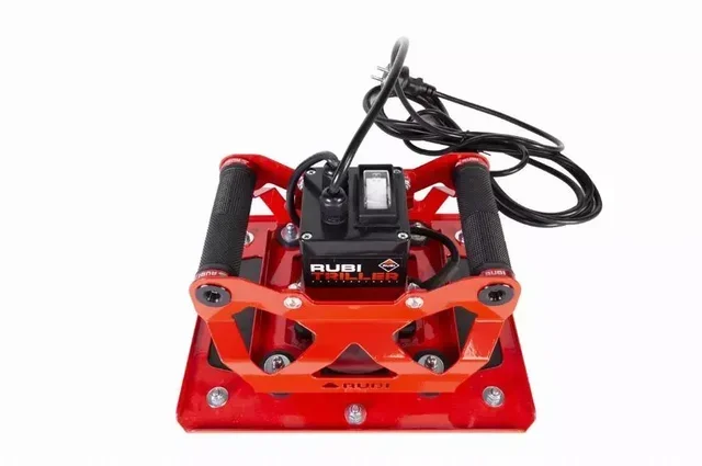 Rubi Triller 18948 Electric Vibrating Plate for Large Format Tile Installation