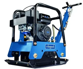 Plaque vibrante thermique Scheppach HP2500S 6,5 CV compactage sol professionnel