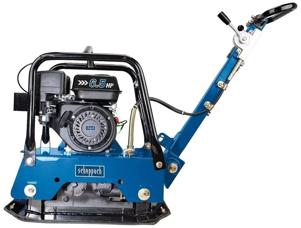 Plaque vibrante thermique Scheppach HP2500S 6,5 CV compactage sol professionnel