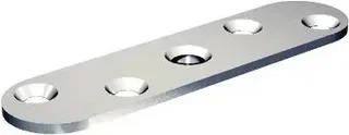 M10 Sliding Rail Bracket Plate Mantion 25x100 mm - Ref 0036 for Sliding Door System