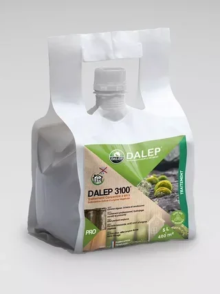 Poche souple fongicide DALEP 3100 - Traitement antimousse professionnel concentré 2 en 1 hydrofuge
