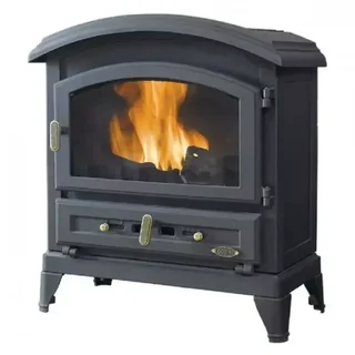 Poêle à bois fonte GODIN 310103 10,5kW anthracite Flamme Verte 4 étoiles