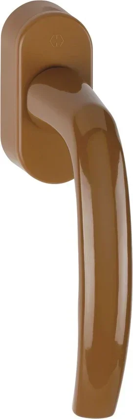Poignée fenêtre oscillo-battante HOPPE Atlanta Secustik brun argile RAL 8003