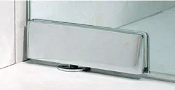 Poignée porte vitrée 10mm ASSA ABLOY 3272 chromée brillante