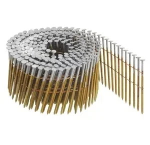 Clavos anillados galvanizados 2,1x38 mm para clavadora PAL50 AERFAST - Caja de 15750 clavos