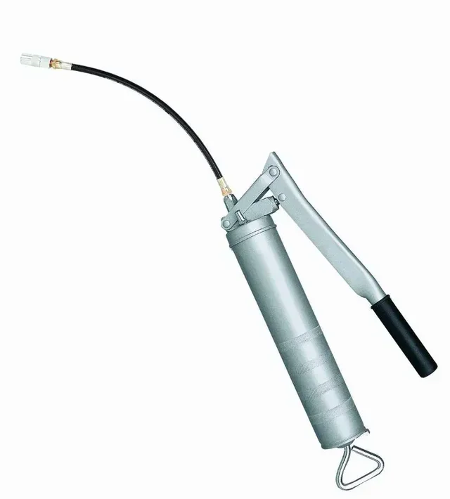 Pompa ingrassatrice manuale Eco ALGI - Tubo flessibile alta pressione 300mm + clip 4 griffe