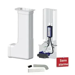 Pompa di Sollevamento EID 13L/H senza Allarme - Installazione Grondaia Angolare Ø80 - Modello AP15