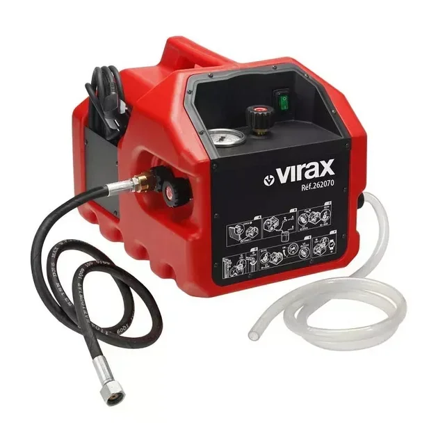 Pompe d'épreuve électrique VIRAX 262070 60 bars contrôle pression canalisations