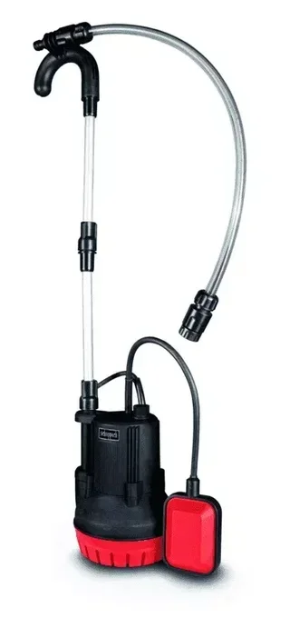 Pompe submersible Scheppach BAP350 350W pour fûts et cuves - vidange eau pluviale