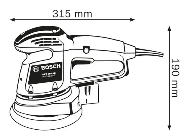 Bosch GEX 34-150 Exzenterschleifer - 0601372800
