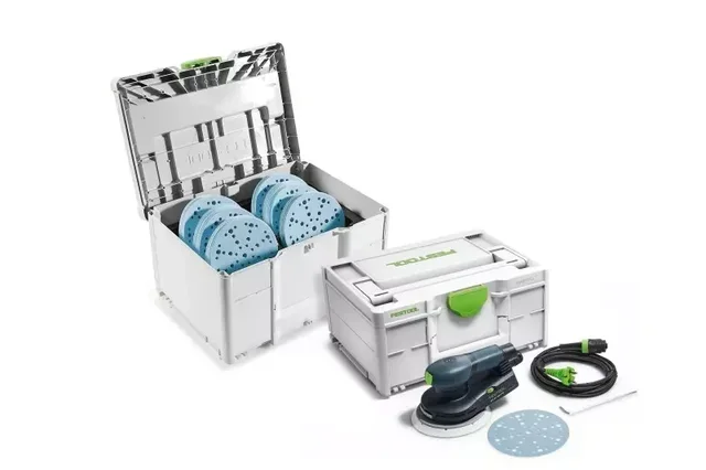 Ponceuse excentrique FESTOOL ETS EC 150/3 EQ-SYS 150mm avec Systainer et abrasifs