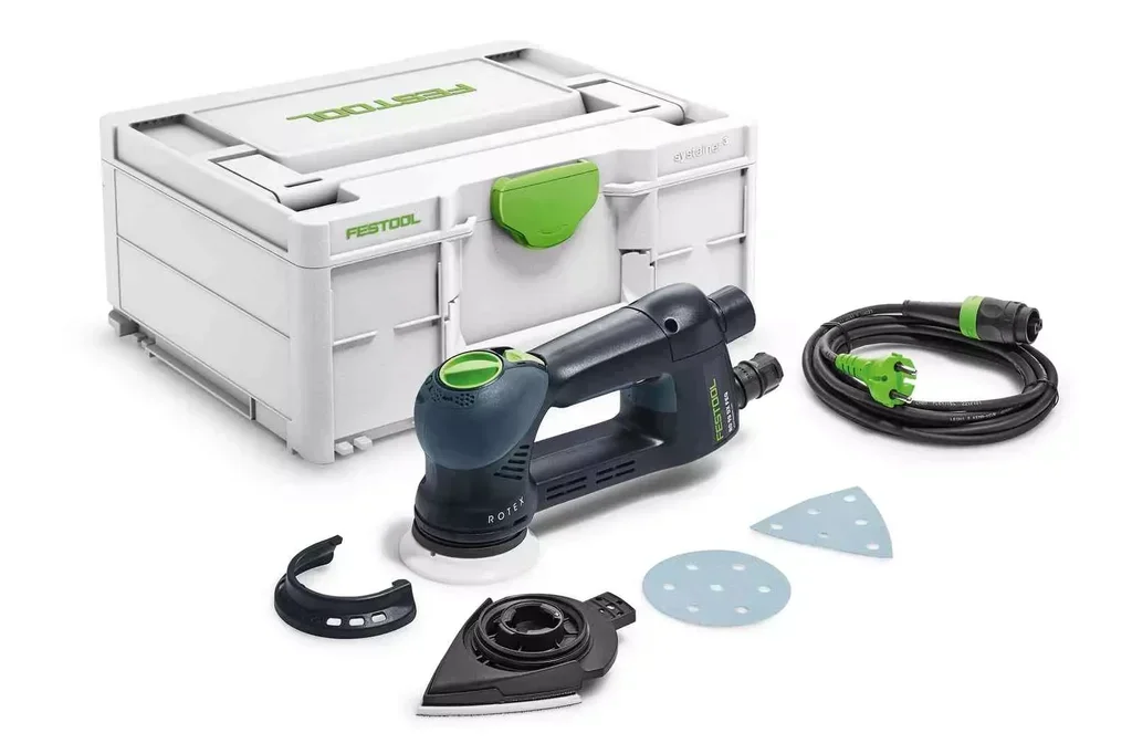 FESTOOL ROTEX RO 90 DX Exzenterschleifer 400W Ø90 mm mit Systainer und Zubehör - Art.-Nr. 576259